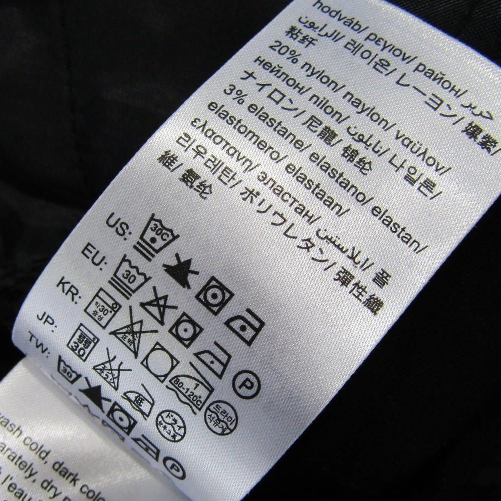 Calvin Klein Black & Silver Gray Ankle Dress Pants - Picture 7 of 7